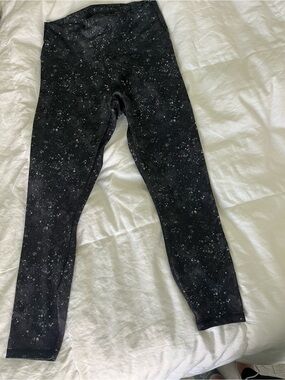 Women’s Black Speckled Leggings